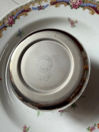 Caffettiera Vintage Guido Bregna Porcellana Metall