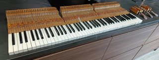 TECLAS PIANO Y PEDALES