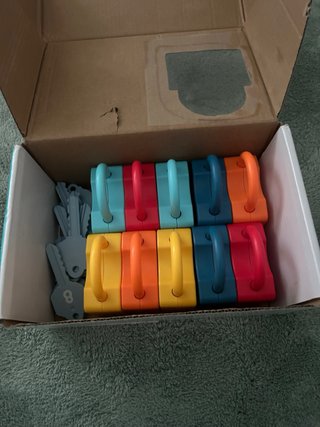 Juego de candados y llaves de aprendizaje numérico