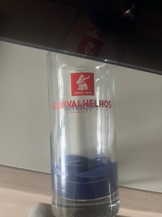 Lote de 5 vasos de cristal ballantais, larios, cah