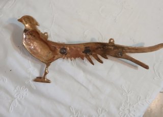 Perchero Faisán Bronce