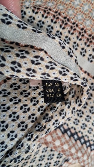 Top Massimo Dutti estampado