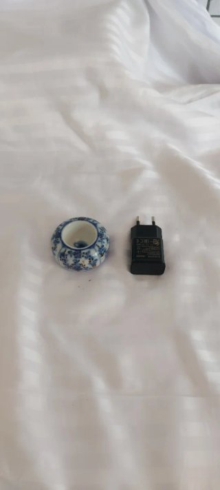 Tintero Japonés Cerámica Azul