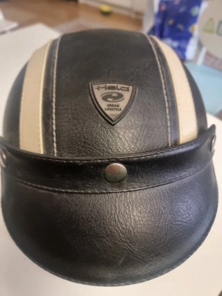 Casco HELD Jet Vintage Negro Talla M