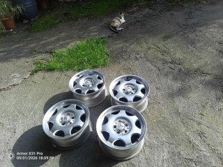 Llantas Mercedes clk 15" originales y ultraligeras