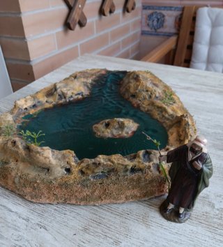 Lago para Belén artesanal