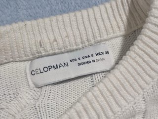 Jersey Celopman Blanco Trenzado