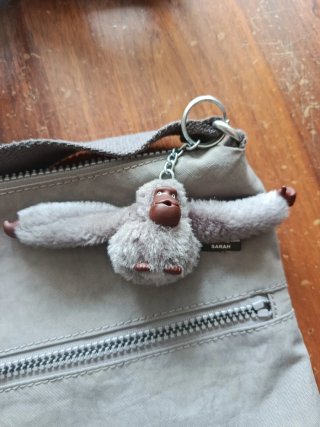 Bolso bandolera Kipling gris