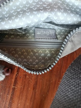 Bolso bandolera Kipling gris