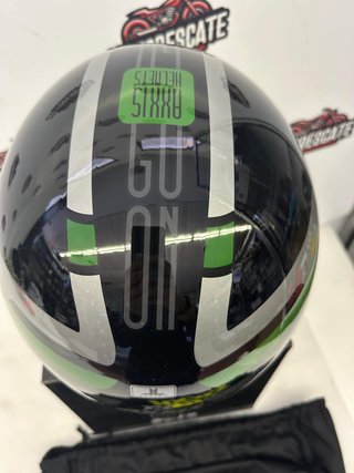 Casco Talla S  Jet AXXIS Negro/Verde