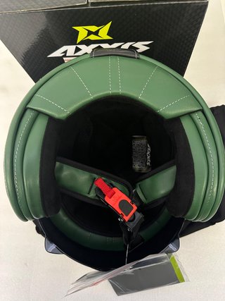 Casco Talla S  Jet AXXIS Negro/Verde