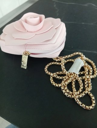 Pochette Dolce & Gabbana Rosa e Oro