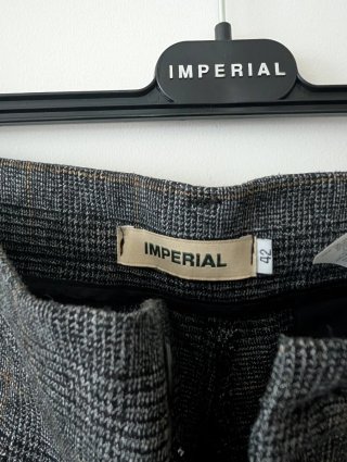 Pantaloni Imperial fantasia grigio
