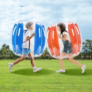 Bolas Inflables de Choque 2-Pack, Bolas Zorb de Cuerpo de 3FT/0.9M para Niños y Adolescentes, Bolas de Burbuja Humana de PVC Duradero para Juegos en Equipo al Aire Libre, Juguetes de Choque para P...
