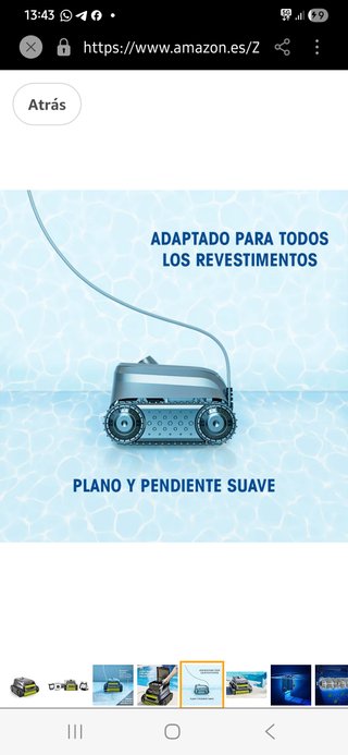 Robot Limpiafondos Zodiac Sweepy SWY
