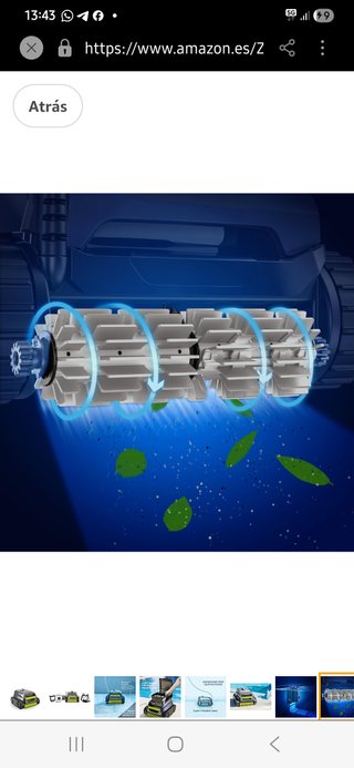 Robot Limpiafondos Zodiac Sweepy SWY