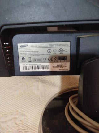Pantalla Samsung Negra