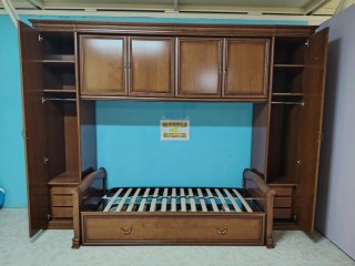 Dormitorio Puente con 2 Camas 90x190