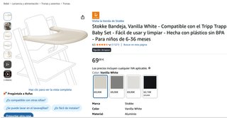 Baby Set + Bandeja de Stokke Tripp Trapp chair.