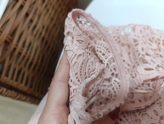 Vestido rosa tul mujer