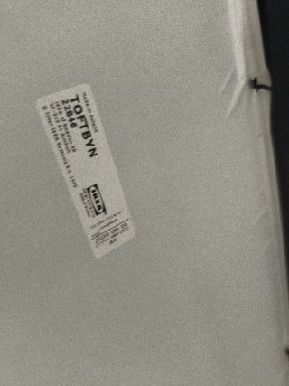 Espejo negro Ikea TOFTBYN