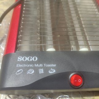 Tostadora Sogo Plana 4 Rebanadas 600W