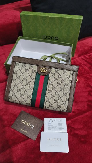 Bolso Gucci Beige y Verde