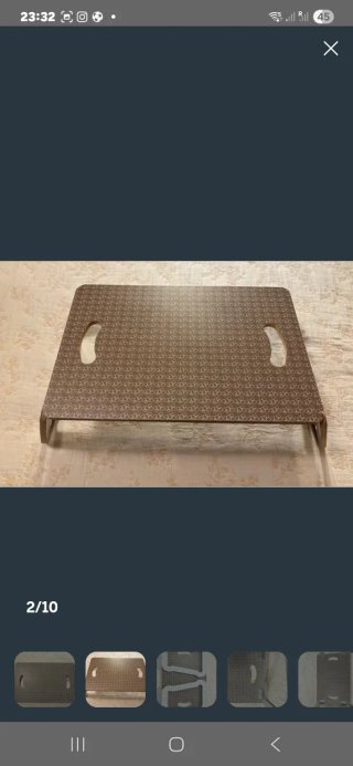 Mesa soporte ordenador Ikea Brada