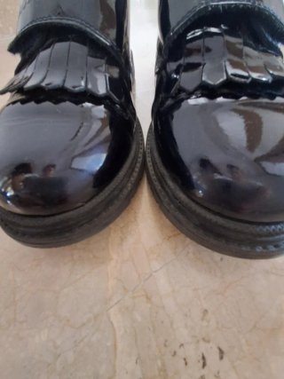 Zapatos Pablosky colegiales charol velcro