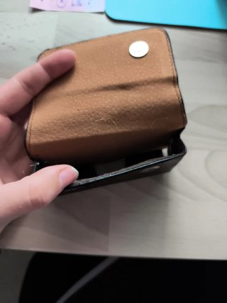 Funda móvil pequeño cuero