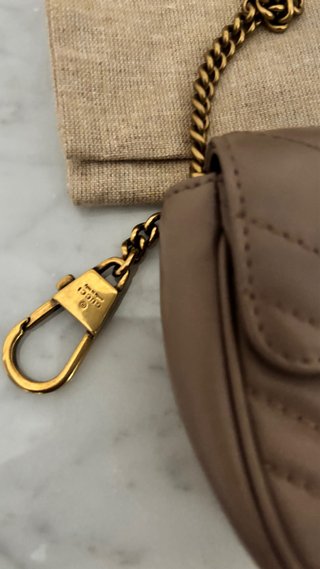 Bolso Gucci Piel Nude GG Marmont