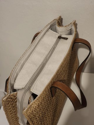 Bolso de rafia