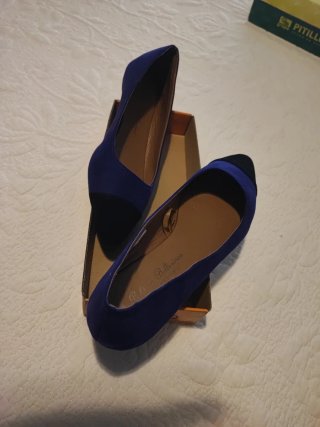 Bailarinas Cosdam Azul/Negro Talla 42