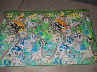 Alfombra infantil circuito coches