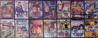 Lote 14 Películas DVD Acción y Western