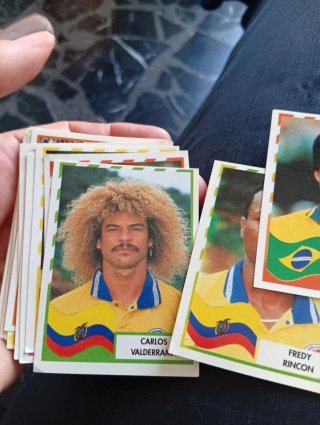 20 Cromos Copa América 95 - Buen Estado