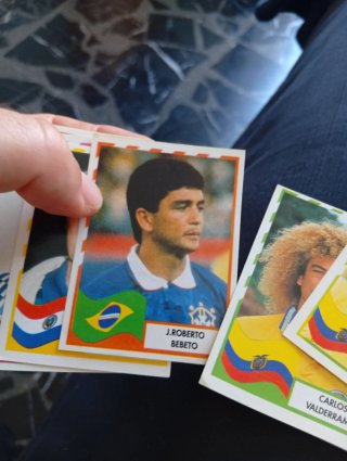 20 Cromos Copa América 95 - Buen Estado