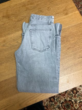 Pantalón Zara Gris Talla 32