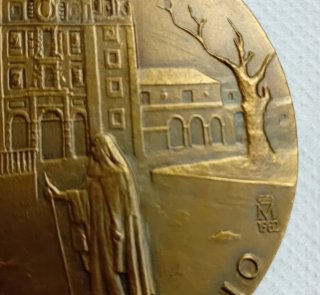 Medaglia Bronzo IV Cent. Santa Teresa de Jesús