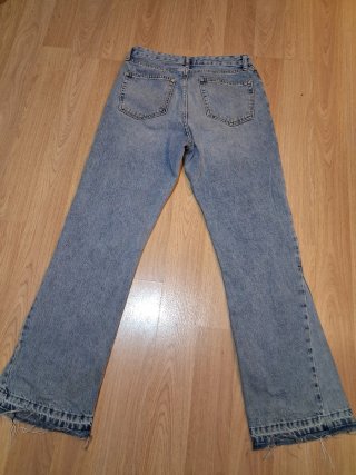 Jeans Flare Fit Zara Azul