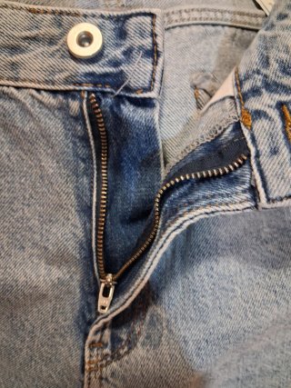 Jeans Flare Fit Zara Azul