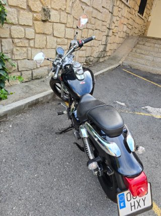 Kymco Dark Side II Custom Negra