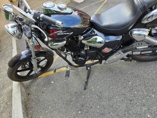 Kymco Dark Side II Custom Negra