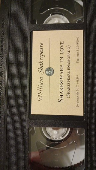 Shakespeare in Love VHS (Español)