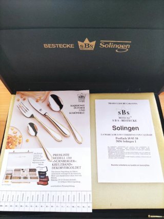 Cubertería Bestcke sBs Solingen