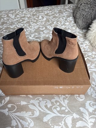 Botines Pull&Bear beige T.36
