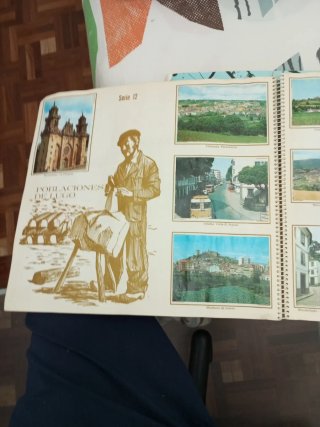 Álbum de cromos Las Bellezas de Galicia