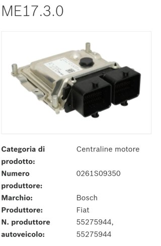 Centralina Motori 1.4 tjet Fiat Alfa abarth