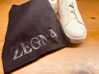 Zapatillas Zegna Blancas Piel