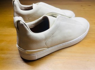 Zapatillas Zegna Blancas Piel